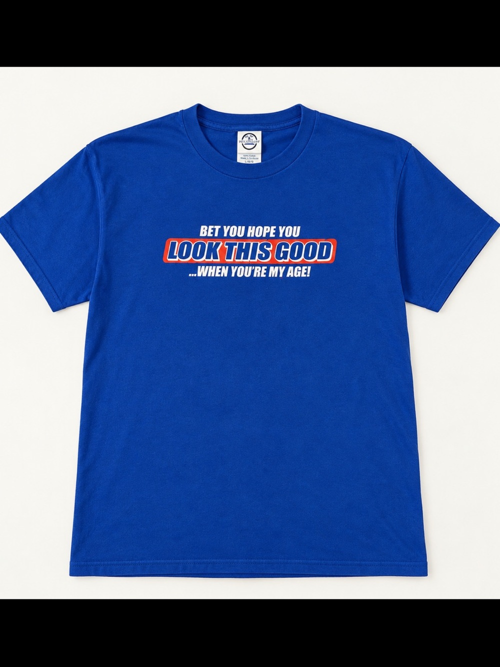 Royal Blue Graphic Tee - Look This Good - Gift For Grandpa